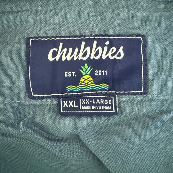 Chubbies Men's Casual 7" Chino Cotton Shorts Elastic Waist Preppy Blue Sz XXL - Picture 6 of 7